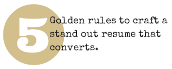Resume rules