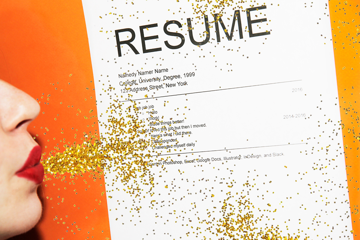 create a resume